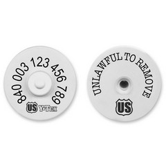 Official 840 USDA RFID Ear Tag Set from Y-Tex