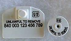 Temple Official 840 Small Herdsman Tag Set - Available as Single Set or Matched Visual Pair
