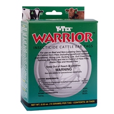 Warrior Insecticide Ear Tags from Y-Tex