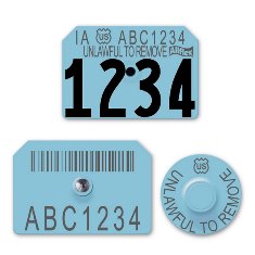 Official USDA Swine Premise Identification Number (PIN) Tags - Allflex